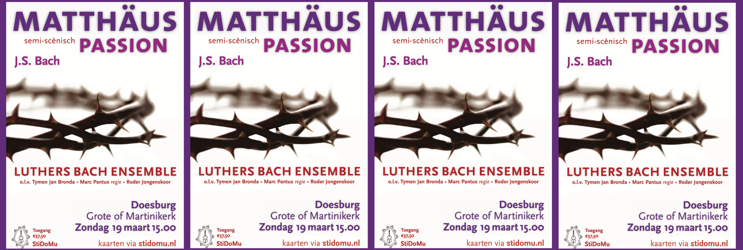  Frans Haagen speelt voor het concert van 14.00-14.45 op de beiaard delen uit de Matthäus Passion